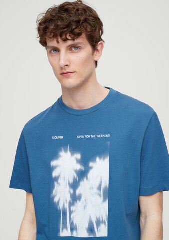s.Oliver T-Shirt in Blau