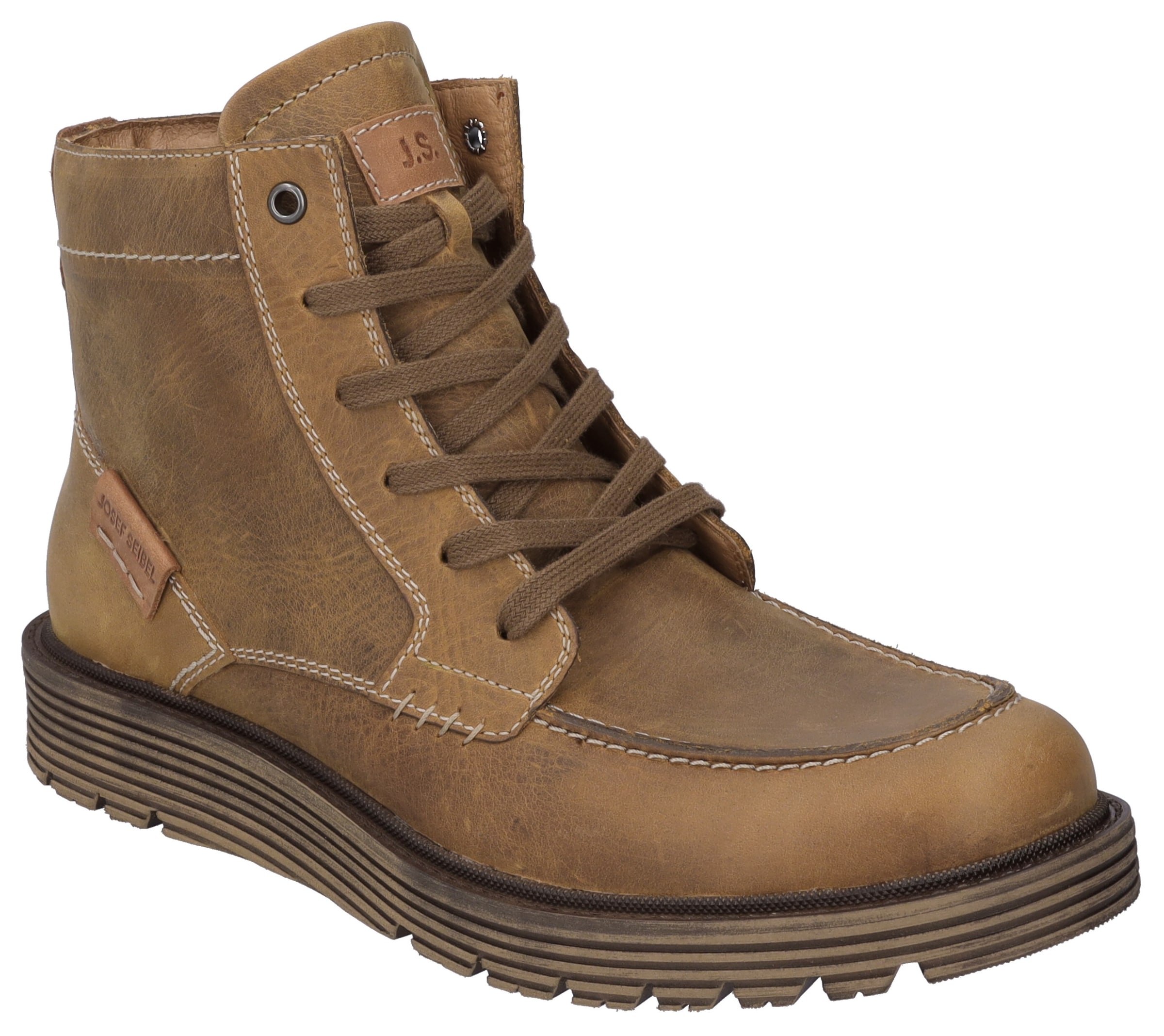 JOSEF SEIBEL Schnürboots in Braun: Vorderseite