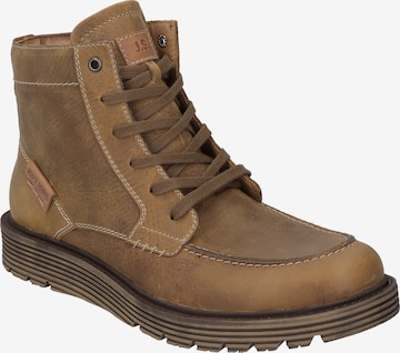 JOSEF SEIBEL Schnürboots in Braun: Vorderseite