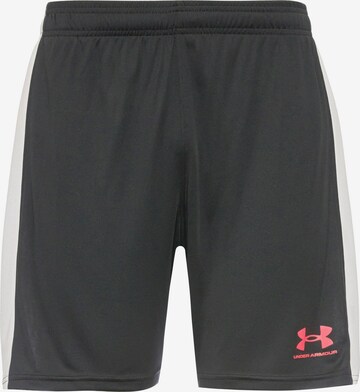 UNDER ARMOUR Regular Workout Pants 'CHALLENGER' in Black: front