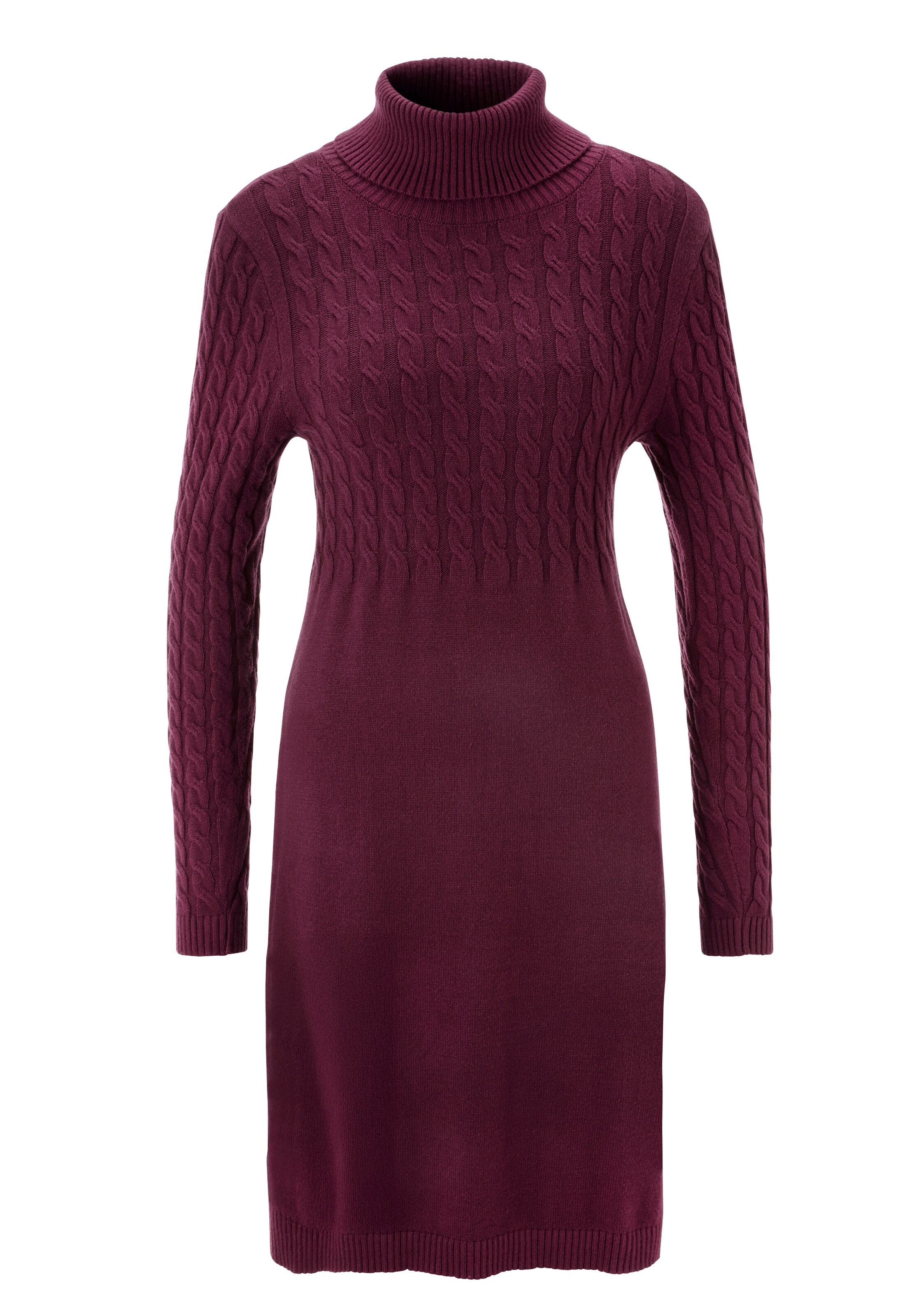 Aniston CASUAL Knitted dress in Red: front