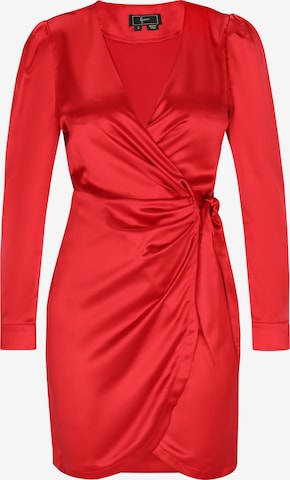 faina Jurk in Rood: voorkant