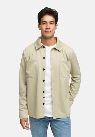 INDICODE JEANS Regular fit Overhemd 'Yuno' in Beige: voorkant