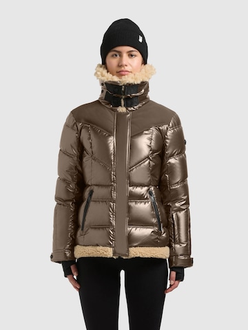 khujo - Chaqueta de invierno 'Inez' en marrón: frente