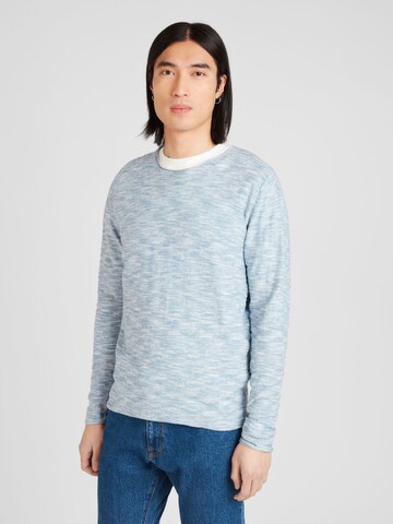 Pull-over 'JJSLub' JACK & JONES en bleu : devant