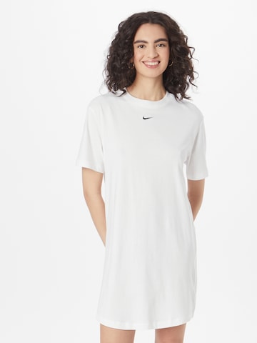 Nike Sportswear Kleid 'Essential' in Weiß: predná strana