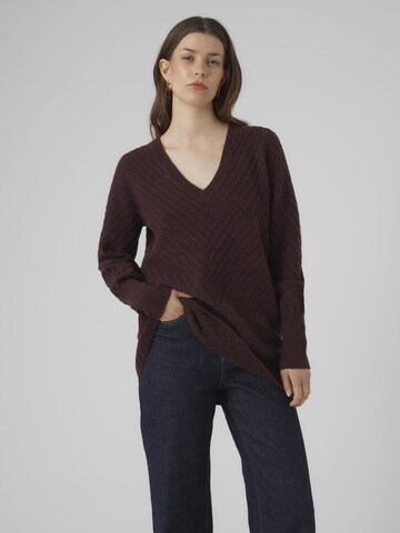 Pull-over 'ANJASTINNA' VERO MODA en rouge : devant