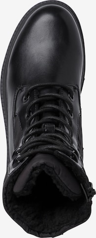 TAMARIS Lace-Up Ankle Boots in Black