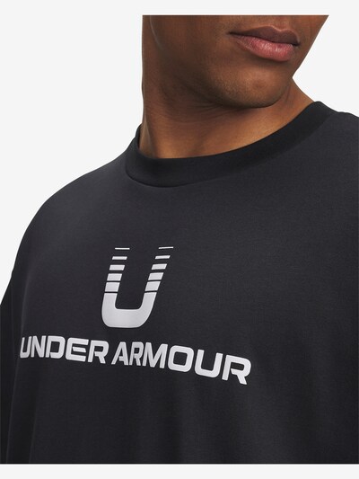 UNDER ARMOUR Functioneel shirt in de kleur Zwart / Wit, Productweergave