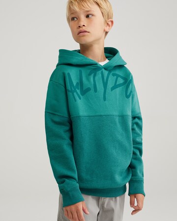 WE Fashion Sweatshirt in Green: front