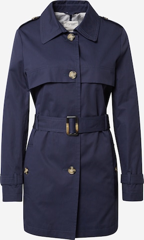 ESPRIT Between-Seasons Coat in Blue: front