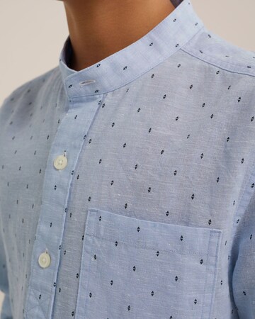 WE Fashion Regular fit Button up shirt in Blue