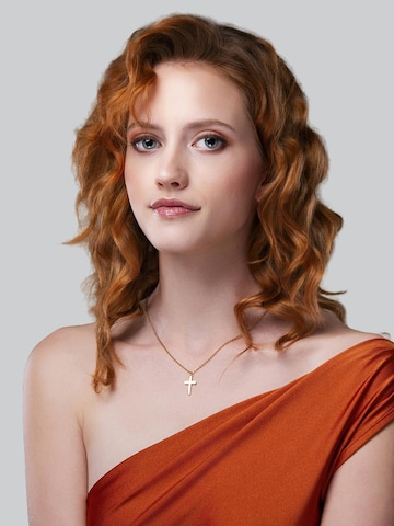 Amberz Ketting 'Spirit Cross' in Goud