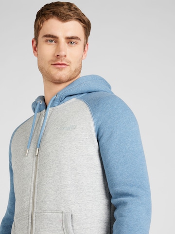 Superdry Zip-Up Hoodie 'Essential' in Grey