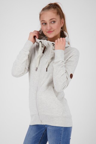 Alife and Kickin Zip-Up Hoodie 'YasminAK' in Grey