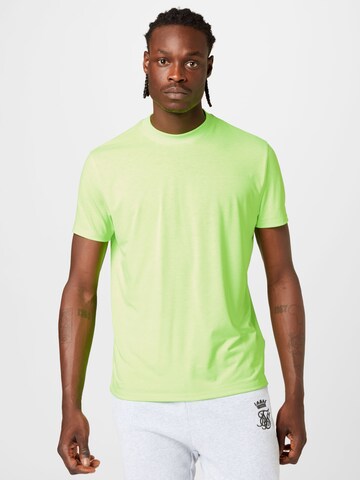 SikSilk - Camiseta en verde: frente