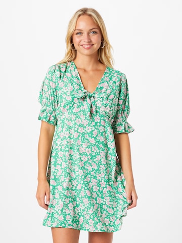 Robe Nasty Gal en vert : devant