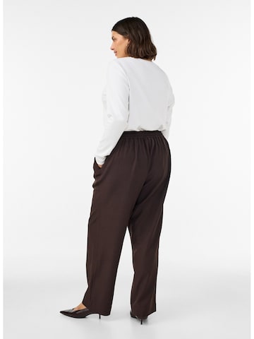 Zizzi - regular Pantalón 'FLILLOW' en marrón
