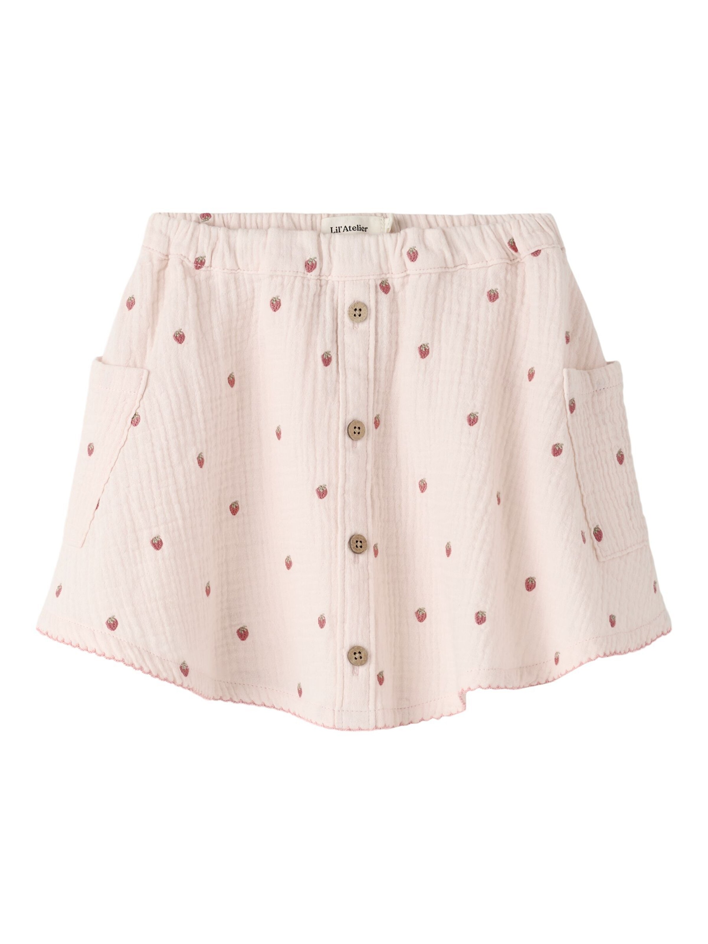 Lil'Atelier - Falda en rosa: frente