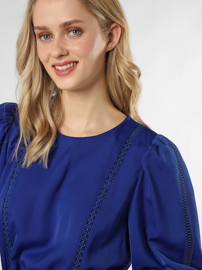 Marie Lund Jurk in de kleur Royal blue/koningsblauw, Productweergave