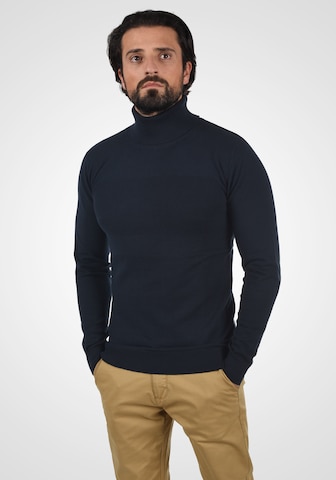 INDICODE JEANS Rollkragenpullover 'Ernetto' in Blau: predná strana