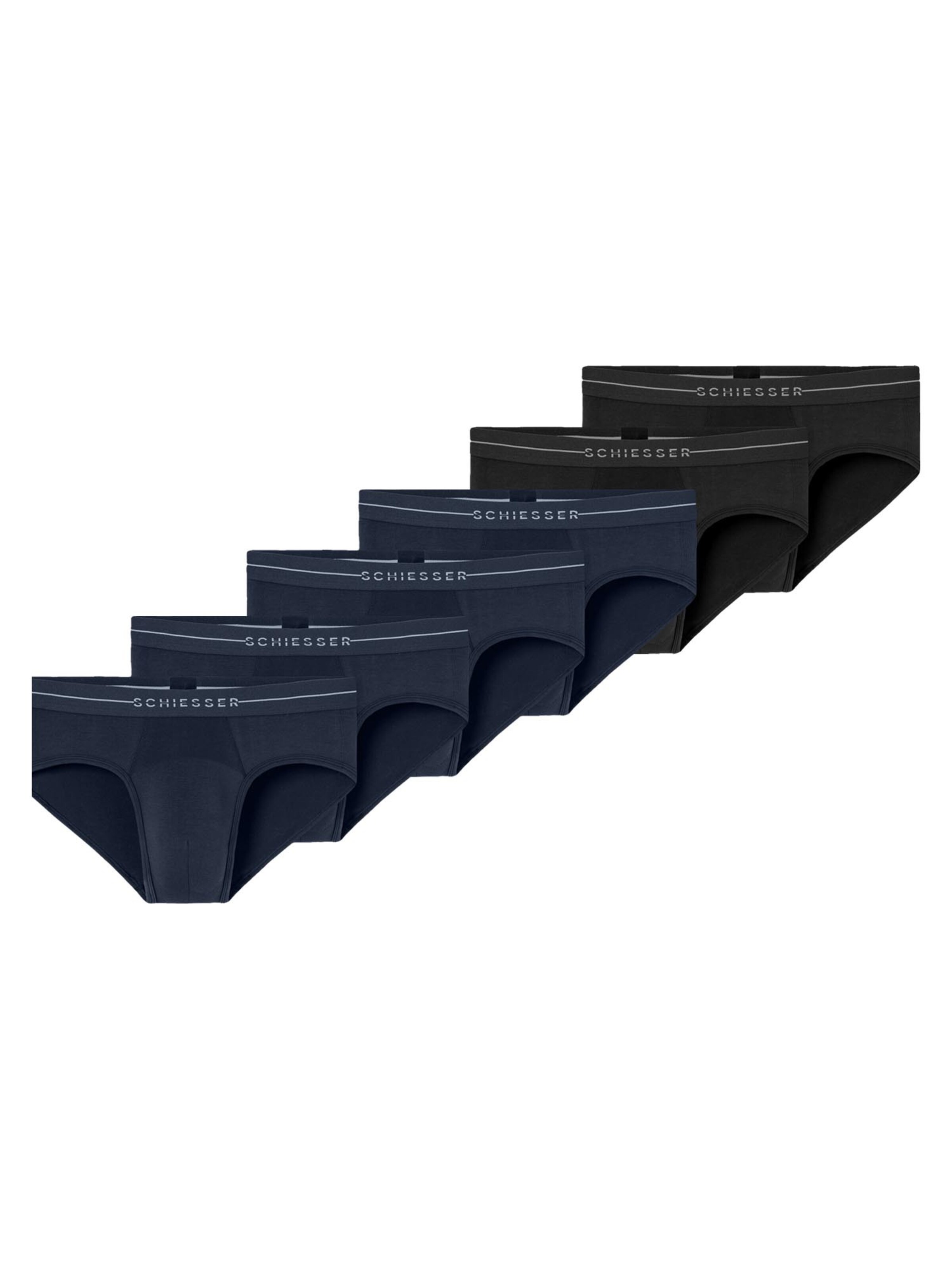 SCHIESSER Panty 'Cotton Flex' in mottled blue, Item view