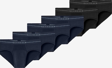 SCHIESSER Slip 'Cotton Flex' in Blauw: voorkant