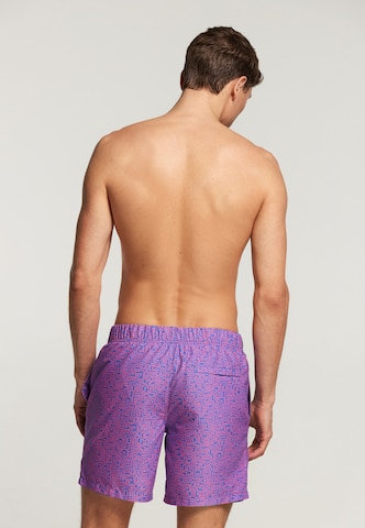 Shiwi Swimming shorts 'Maze' in Purple