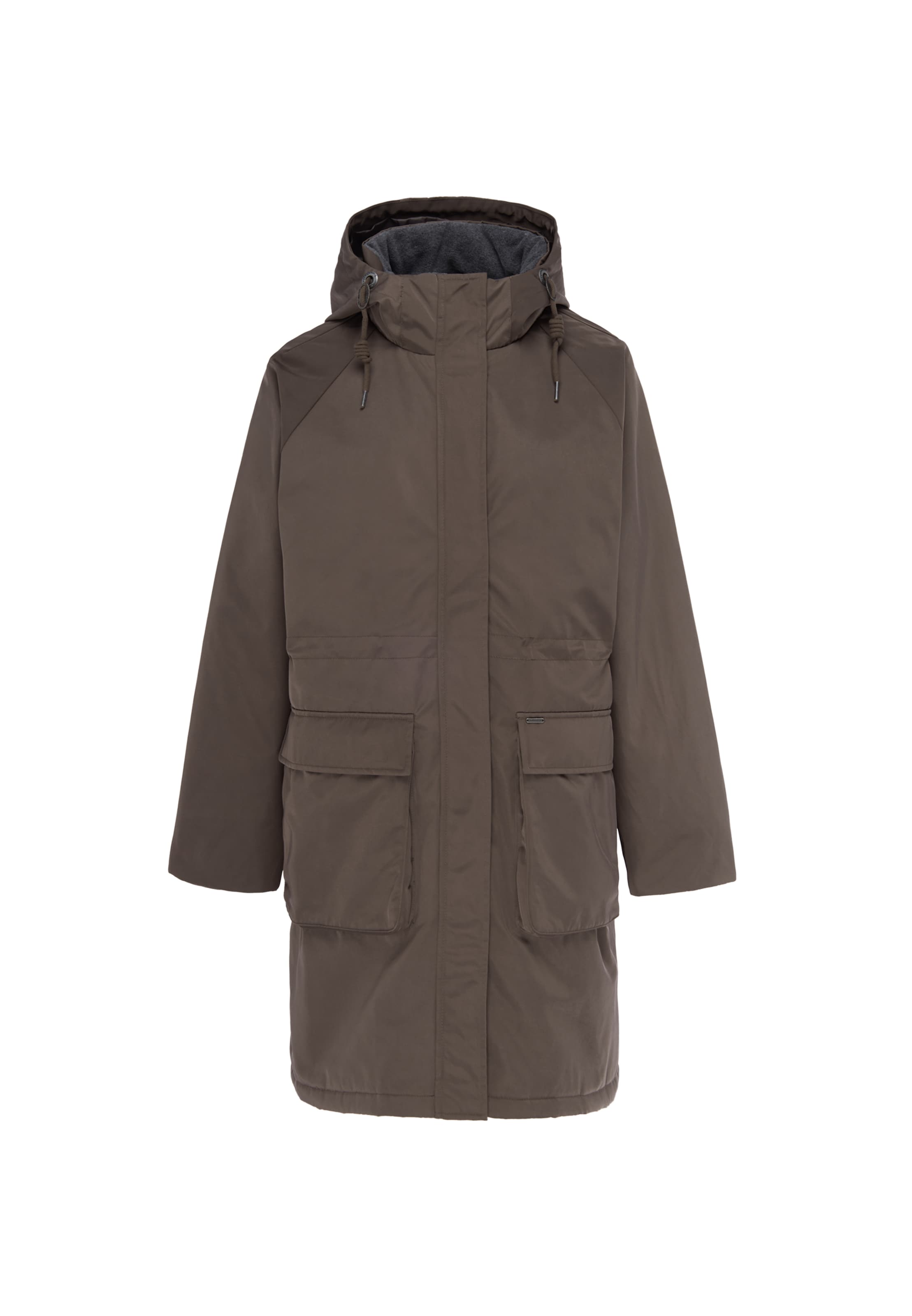 DreiMaster Vintage Between-seasons coat in Blue: front