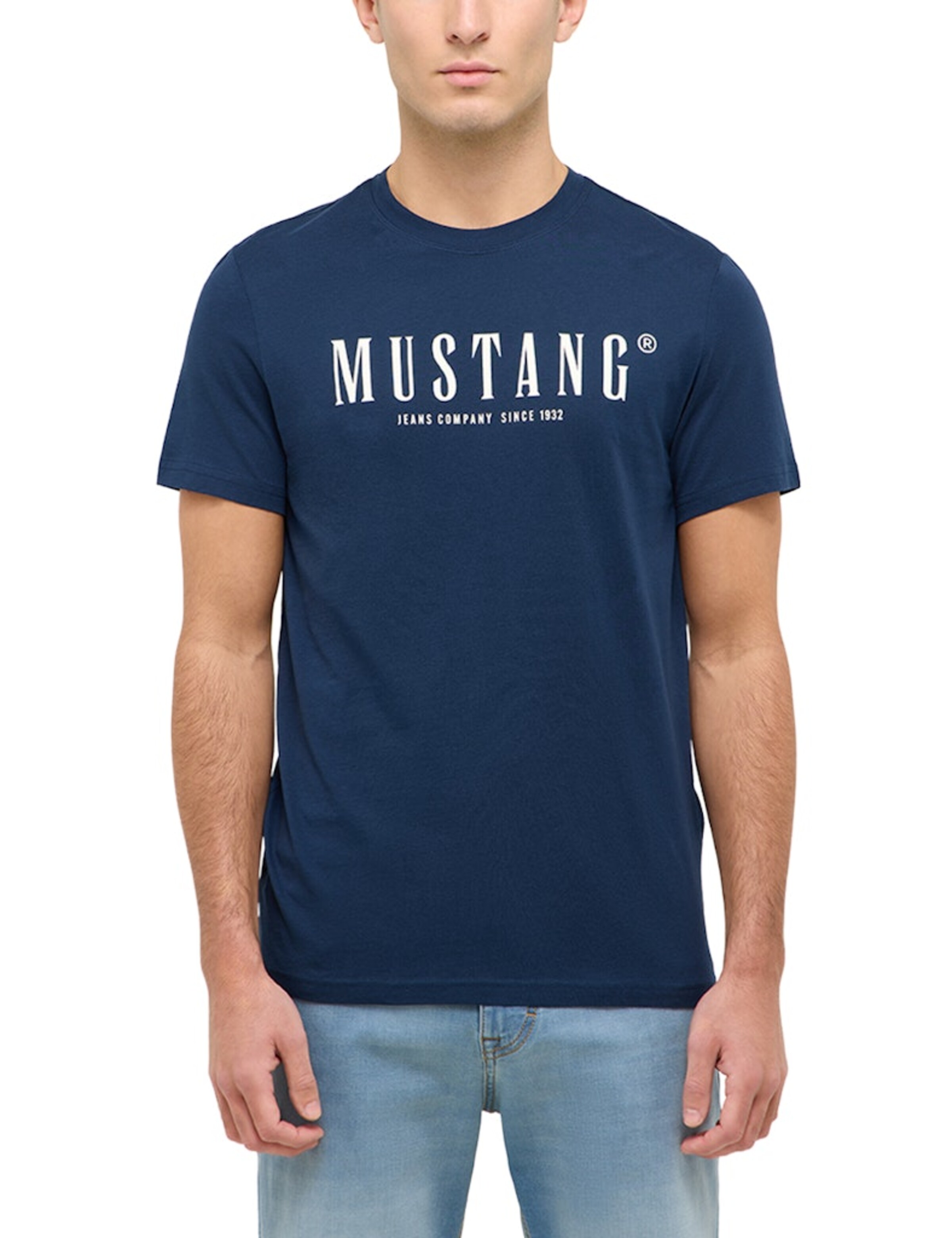 MUSTANG - Camiseta 'STYLE AUSTIN' en azul