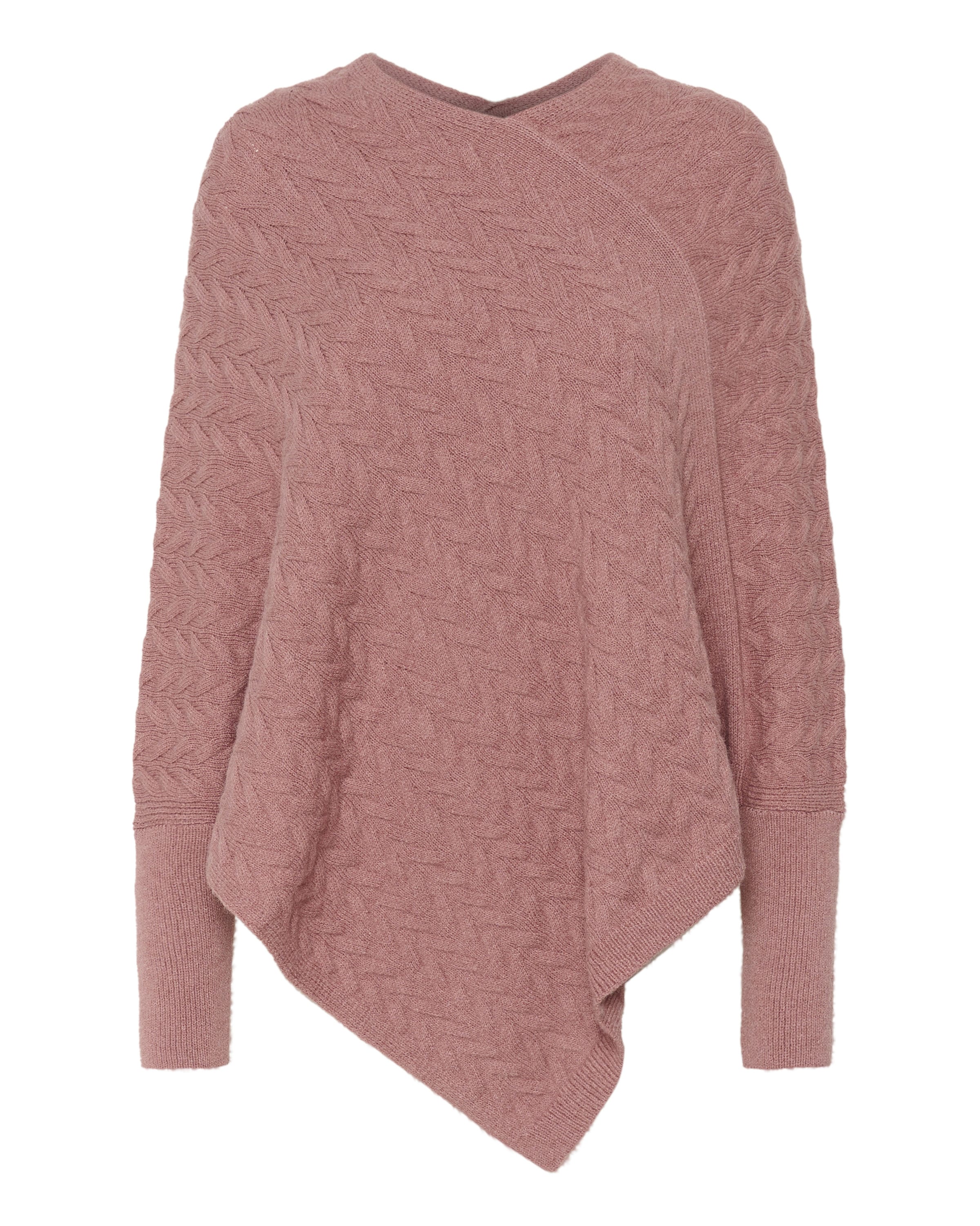 Kaffe Cape 'Vinnie' in Pink: Vorderseite