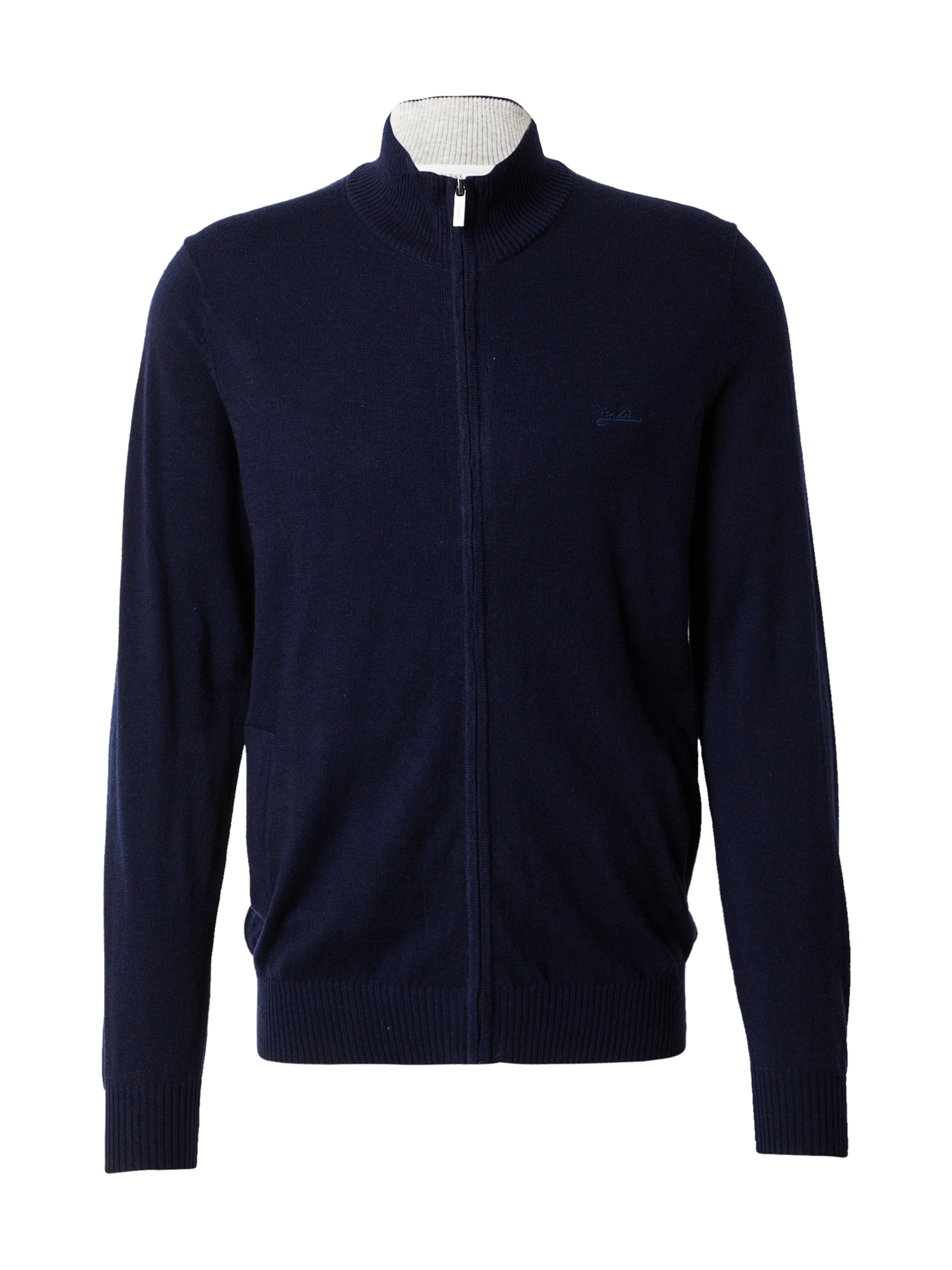 GUESS Вязаная кофта в Синий: спереди