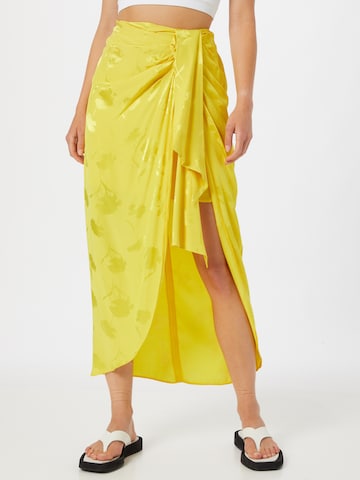 River Island - Falda en amarillo: frente