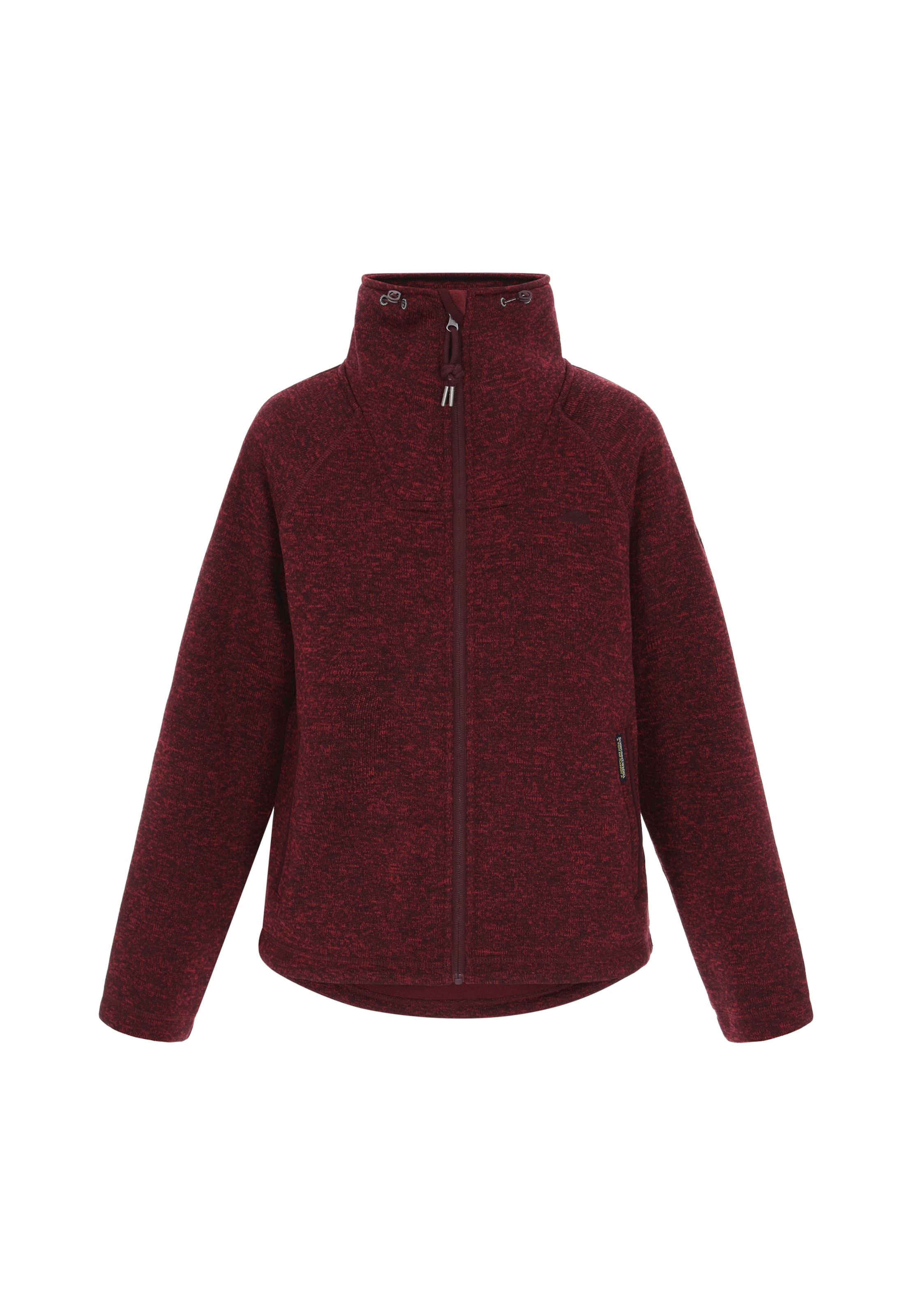 Schmuddelwedda Fleecejacka i röd: framsida