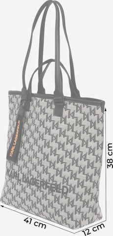 Karl Lagerfeld حقيبة تسوق بلون رمادي
