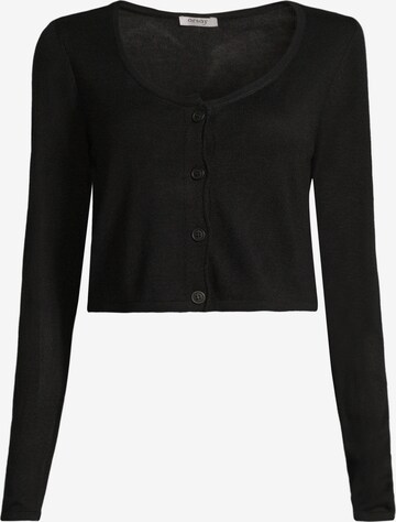 Orsay Knit Cardigan in Black: front