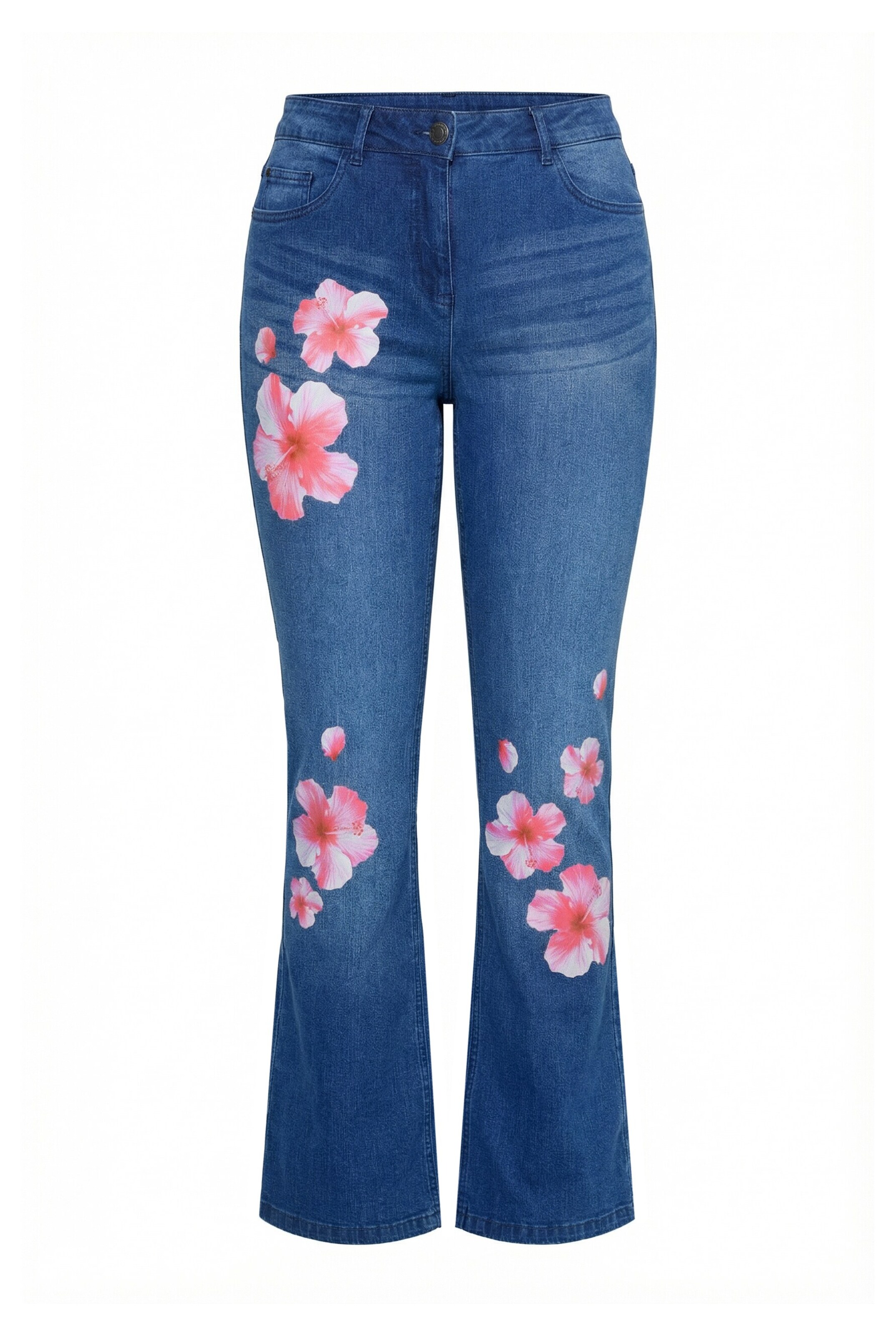 Angel of Style Flared Jeans in Blau: Vorderseite