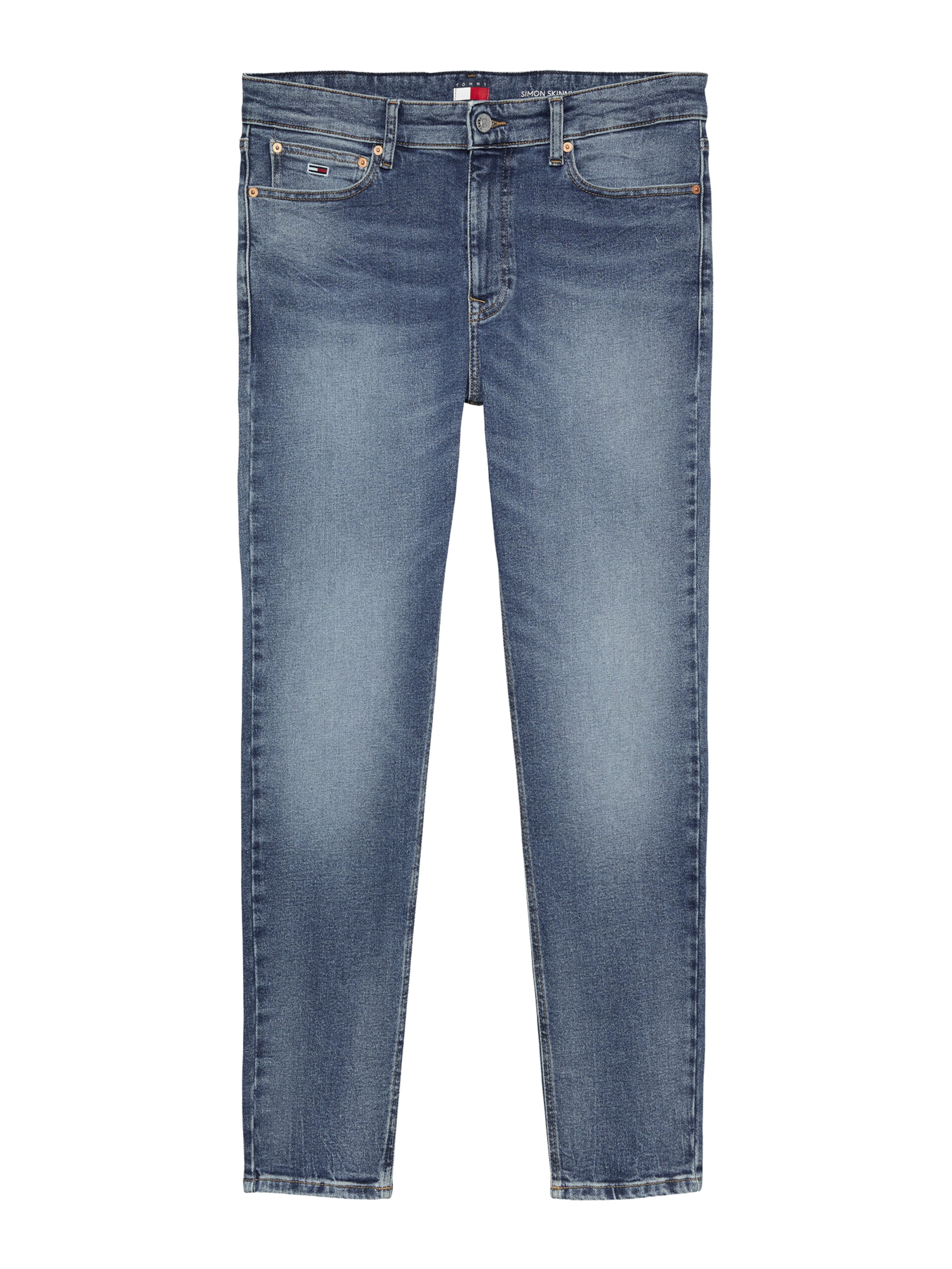 Tommy Jeans Skinny Kavbojke 'Simon' | modra barva: sprednja stran