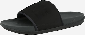 Nike SportswearNatikače s potpeticom 'Offcourt' - crna boja: prednji dio