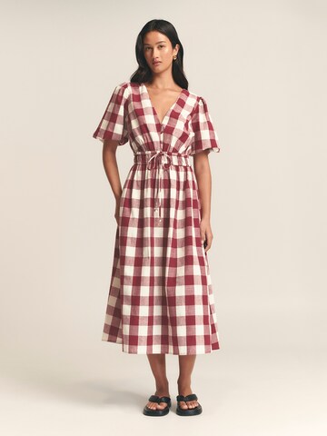 St MRLO - Vestido 'Rowley' en rojo: frente