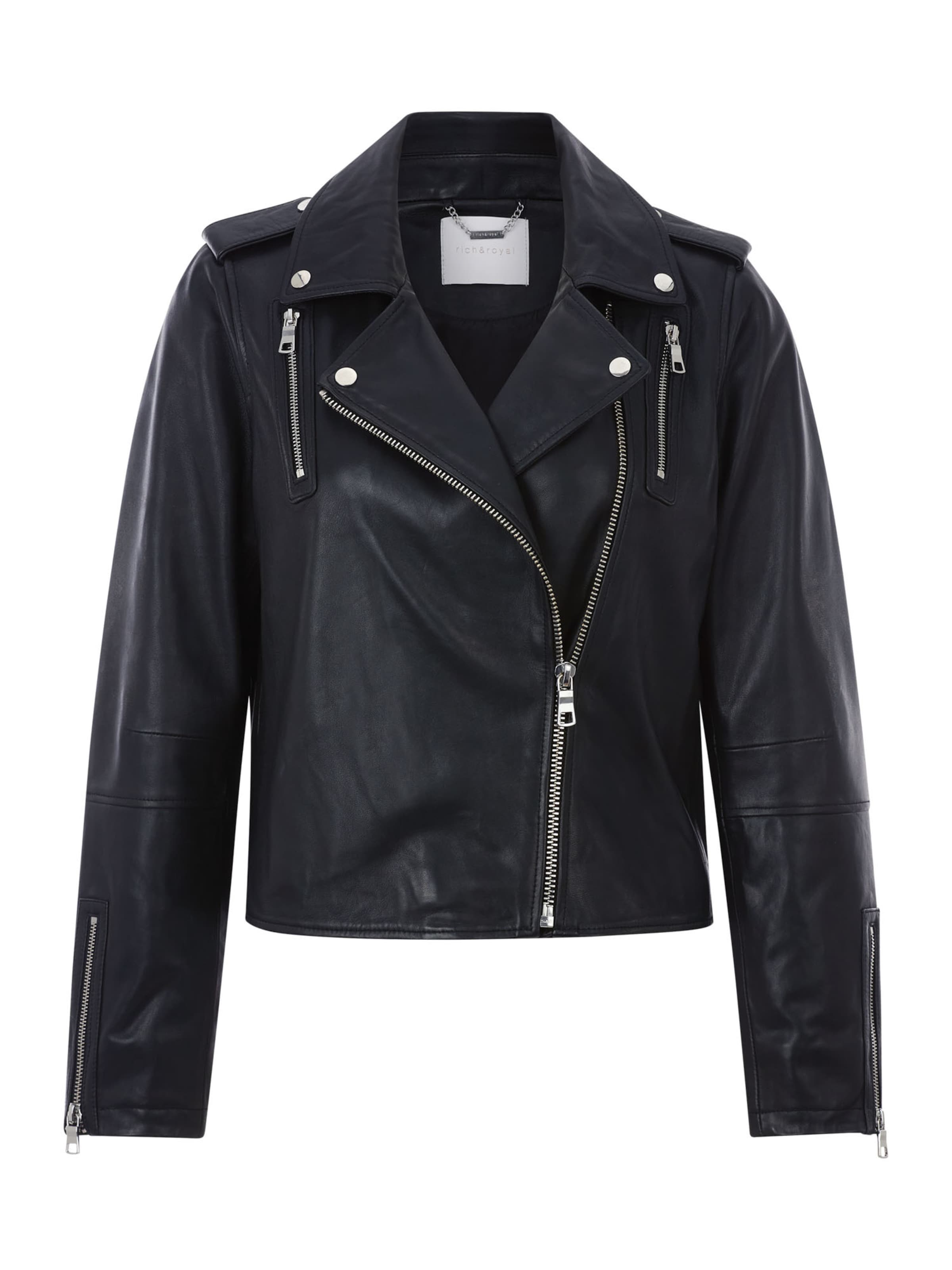 Rich & Royal Välikausitakki värissä musta: etupuoli