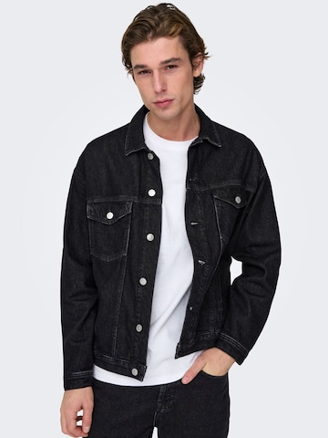 Only & Sons Between-Season Jacket 'Rick' in Black