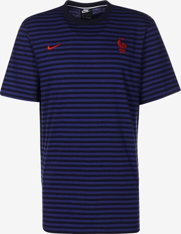 NIKE Performance Shirt 'FFF Frankreich Air' in Blue: front