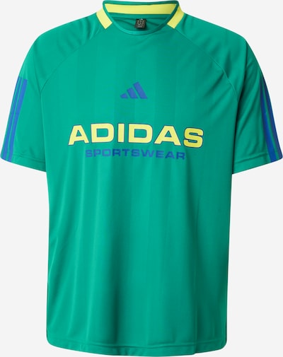 Sportiniai marškinėliai 'Tiro' iš ADIDAS SPORTSWEAR, spalva – mėlyna / geltona / žalia, Prekių apžvalga
