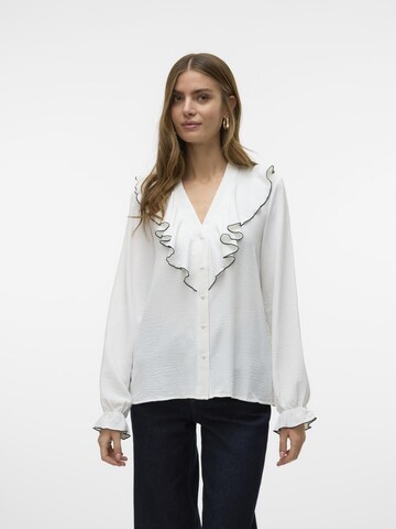 VERO MODA Bluse 'ALVA' i hvid: forside