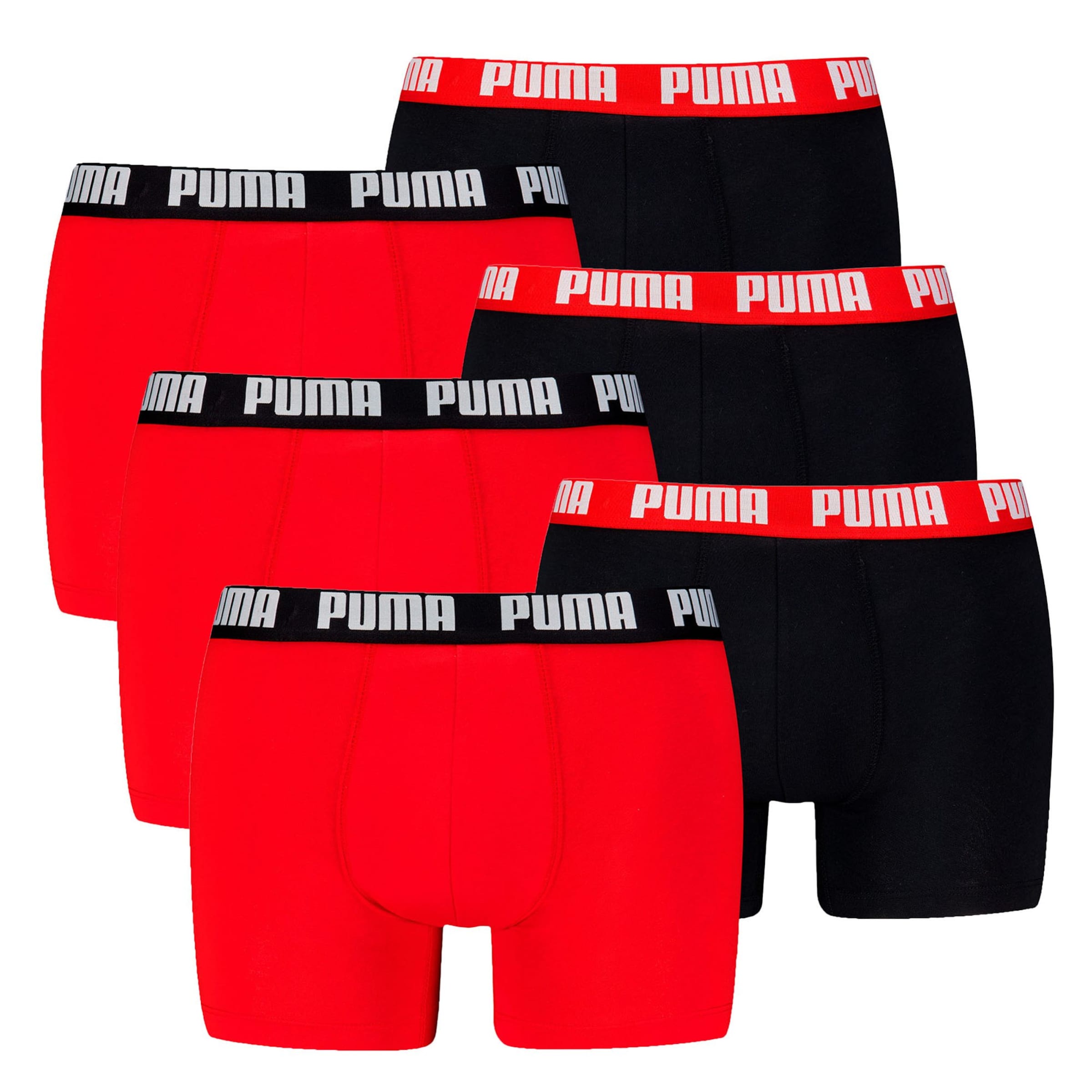 Boxers PUMA en rouge : devant