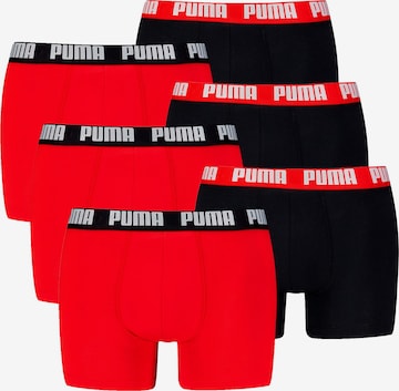 PUMA Boxerky – červená: přední strana