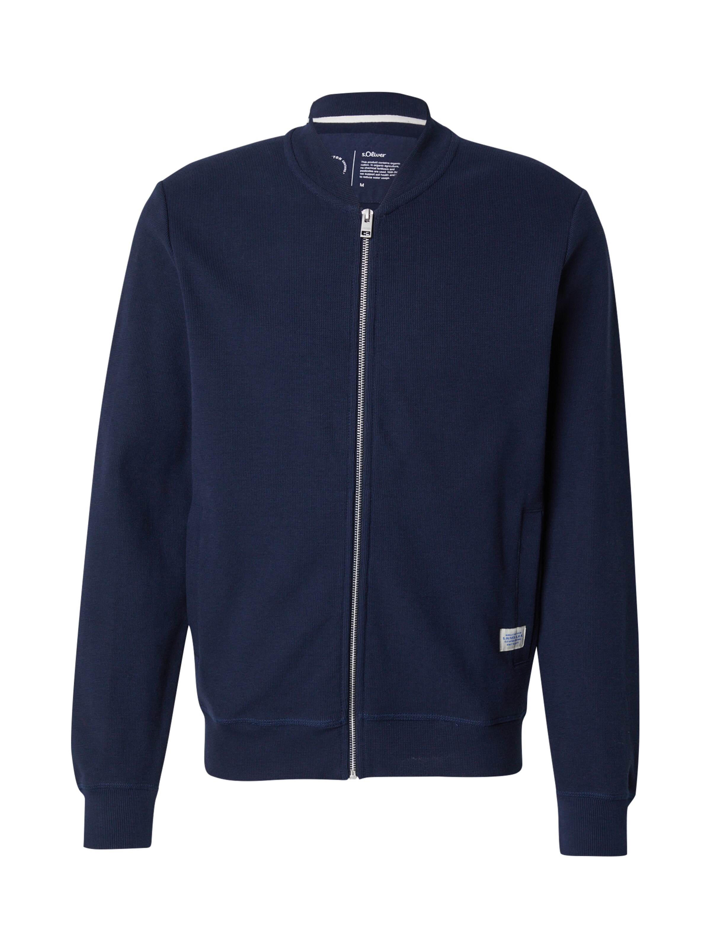 s.Oliver Sweat jacket in Blue: front
