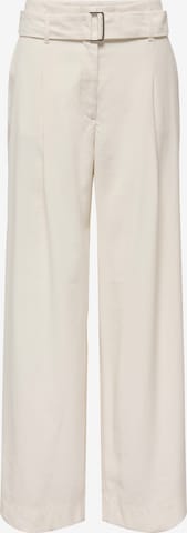 ONLY Wide Leg Laskoshousut 'ONLTILA' värissä valkoinen: etupuoli