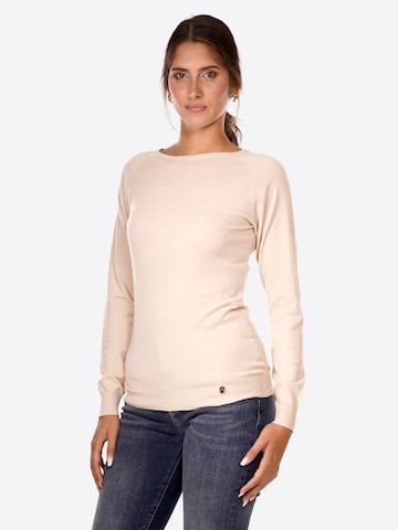 Pull-over 'Donna' Yes Zee en beige